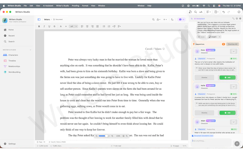 Writers Studio screenshot 4