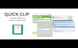 Quick Clip - a copy and paste clipboard Chrome Extension media 1
