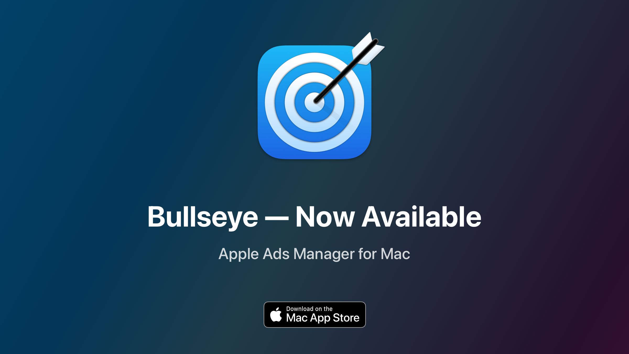 Bullseye - Apple Ads Manager voor Mac - Beheer Apple Search ADS -campagnes, advertentiegroepen en zoekwoorden media 10