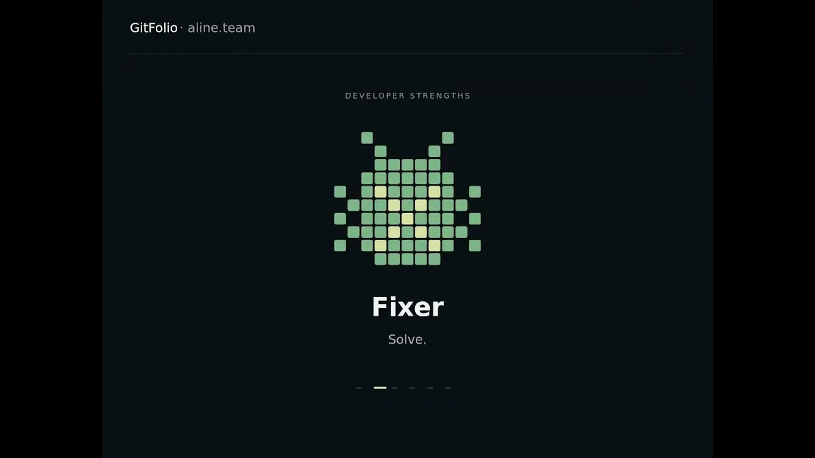 Developer Profile | Aline.team | CLI screenshot 1 (video preview)