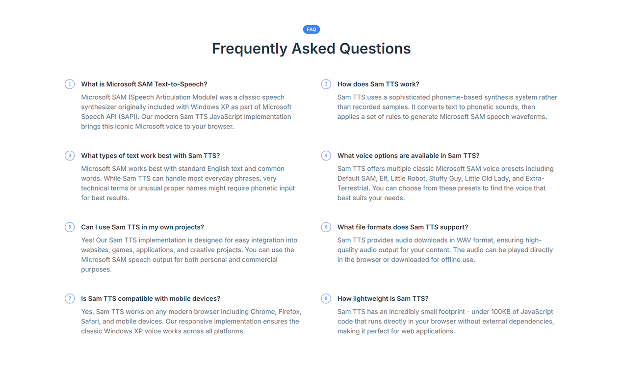 Sam TTS - Screenshot 3 preview