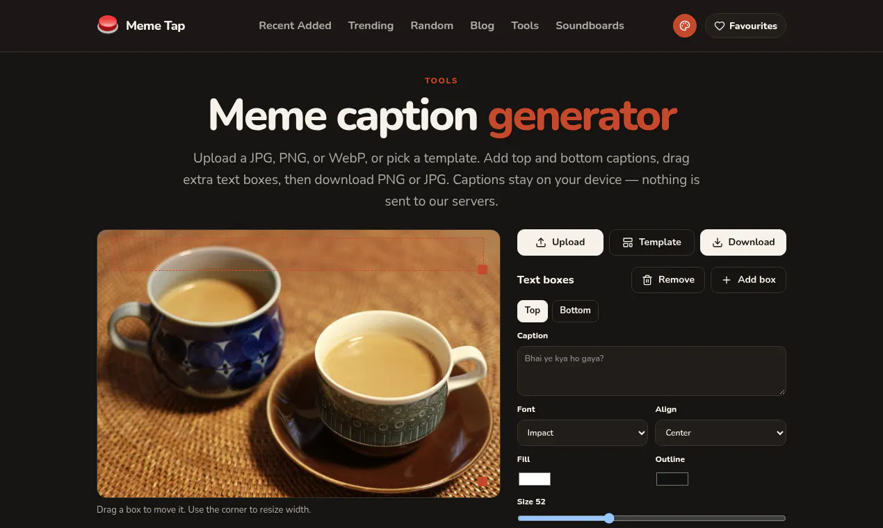 Meme Caption Generator by Meme Tap gallery image