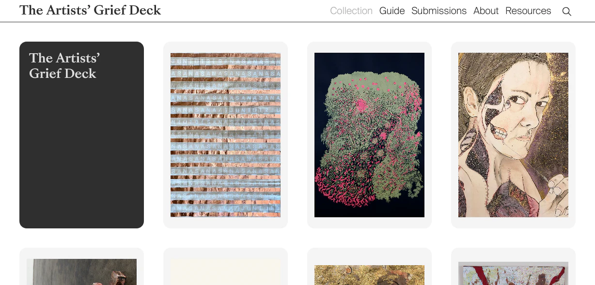 The Artists' Grief Deck