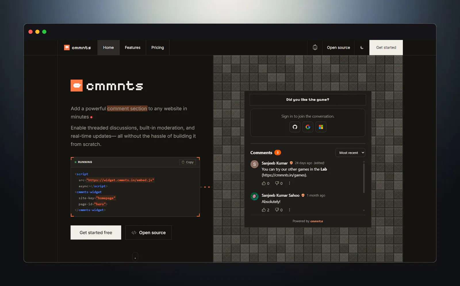 cmmnts screenshot 4