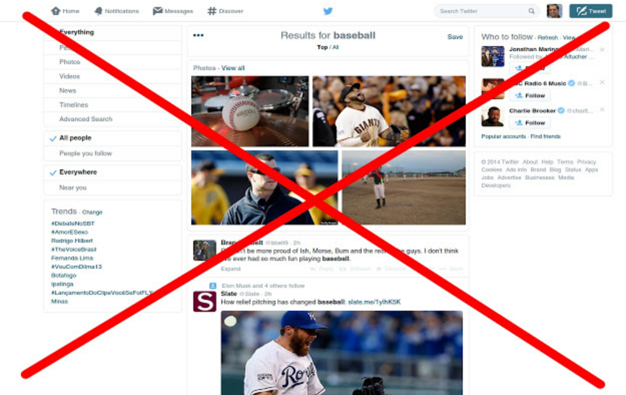 Twitter Sports Filter gallery image
