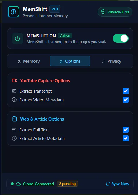 MemShift gallery image