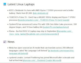 FOSS Weekly Newsletter gallery image