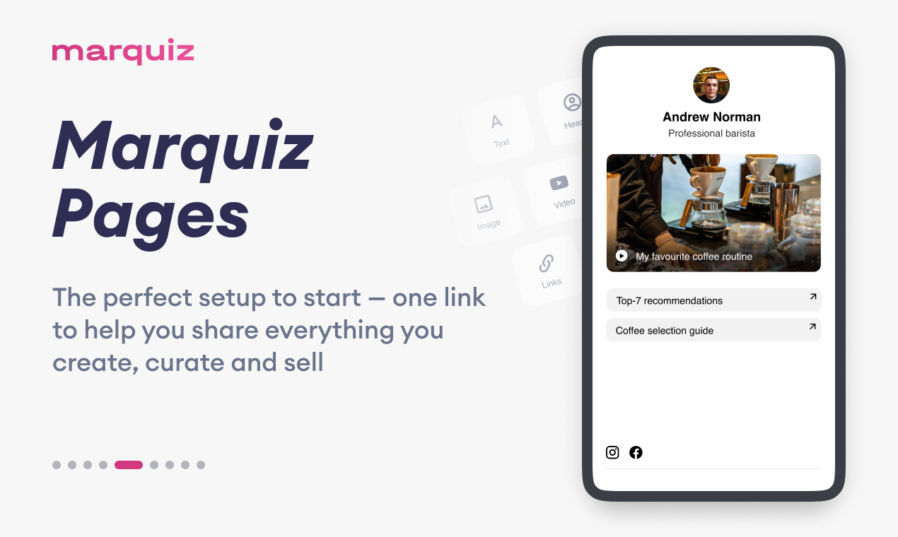 Marquiz - Costruttore di quiz ad alta conversione media 6