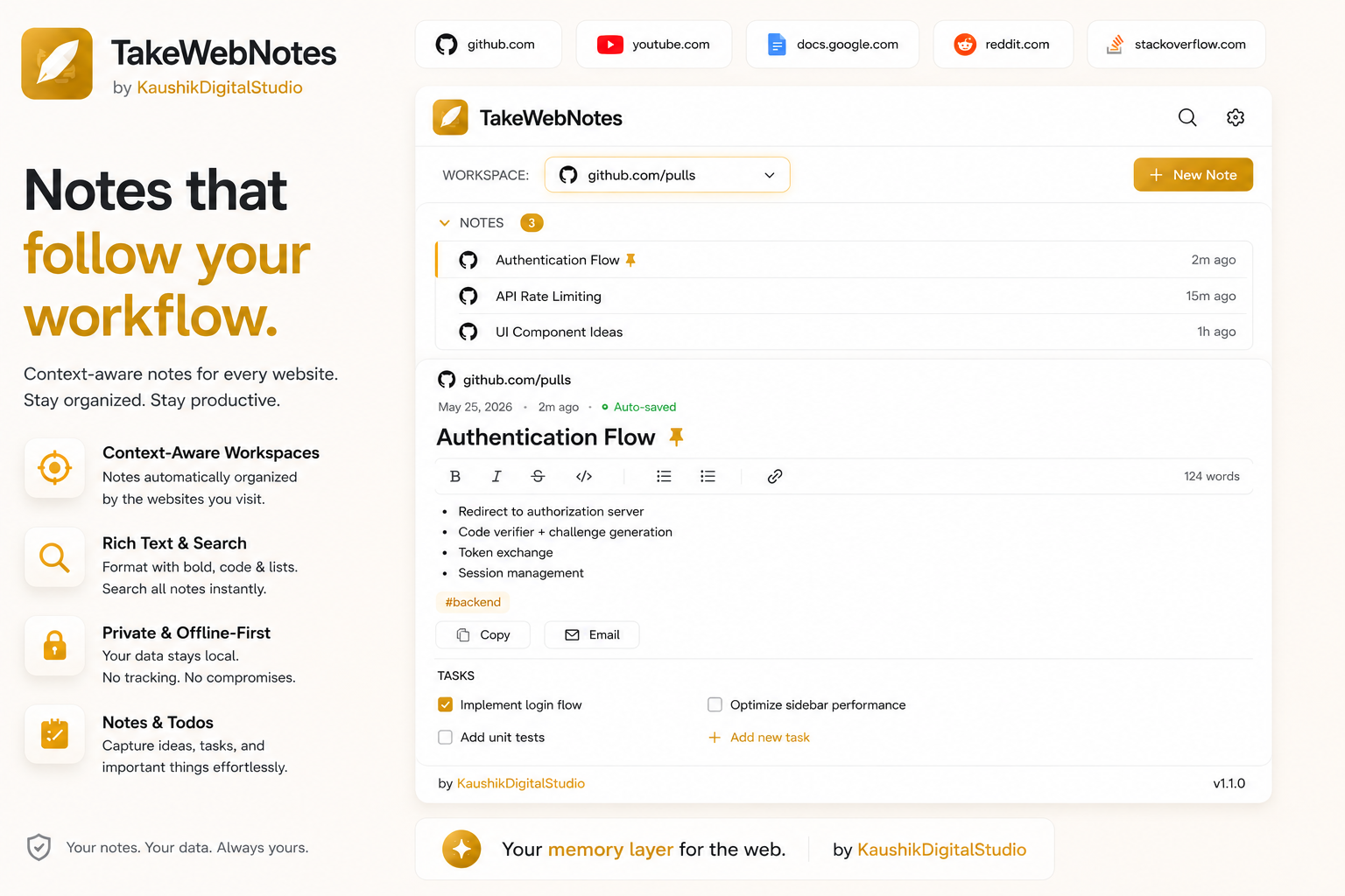 TakeWebNotes gallery image