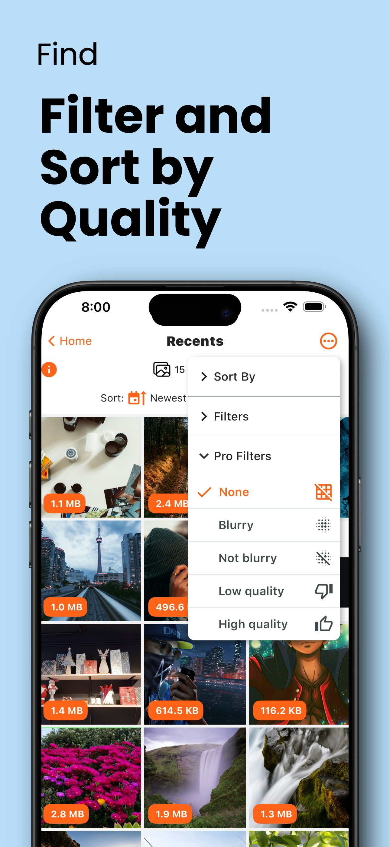 Média Nettoyer de photobase - Nettoyeur de photos alimenté par AI - Bibliothèque de désencombrement en quelques minutes 4