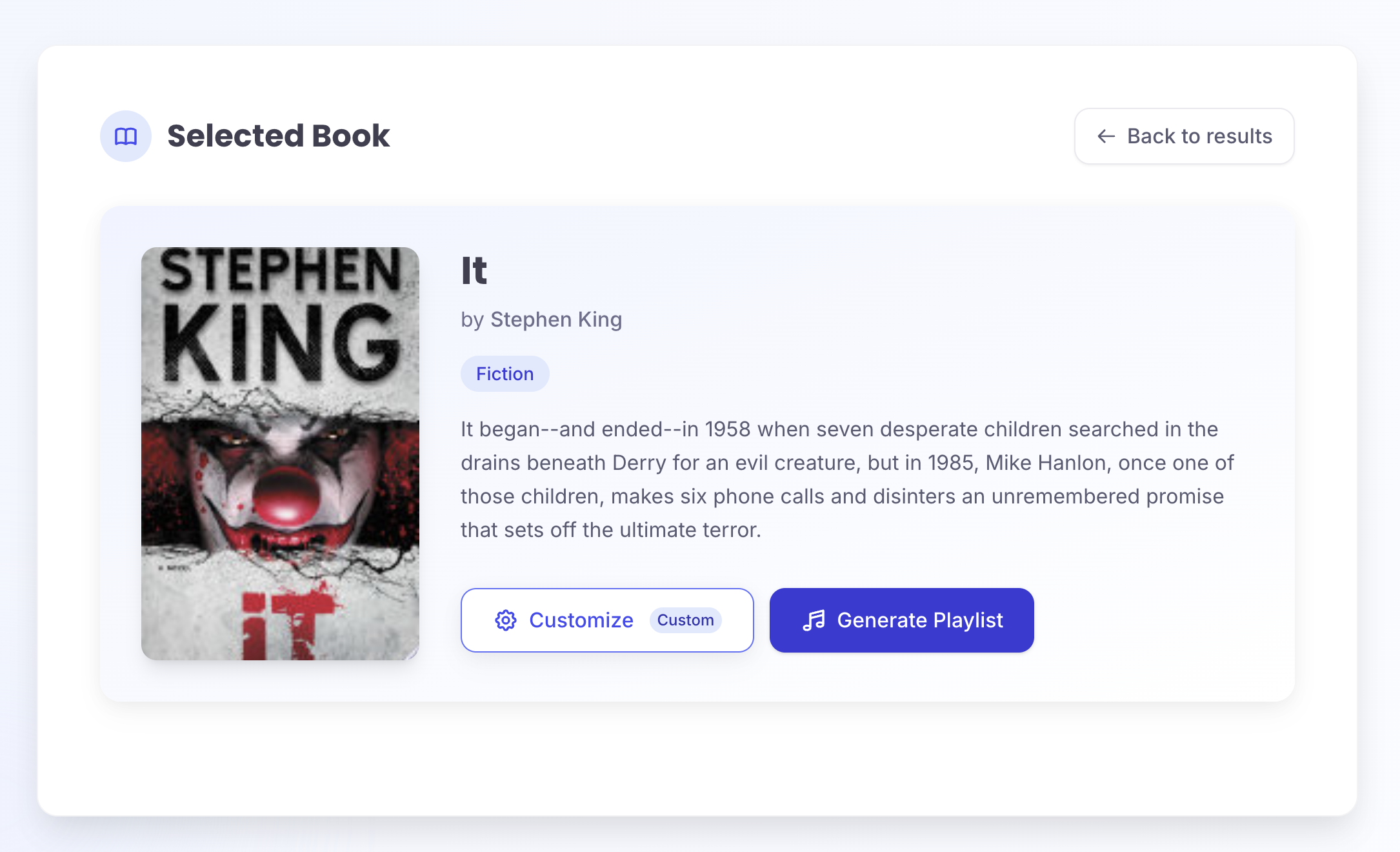 BookTun.ing - 당신이 읽고있는 책에 대한 사운드 트랙을 즉시 만듭니다 미디어 4