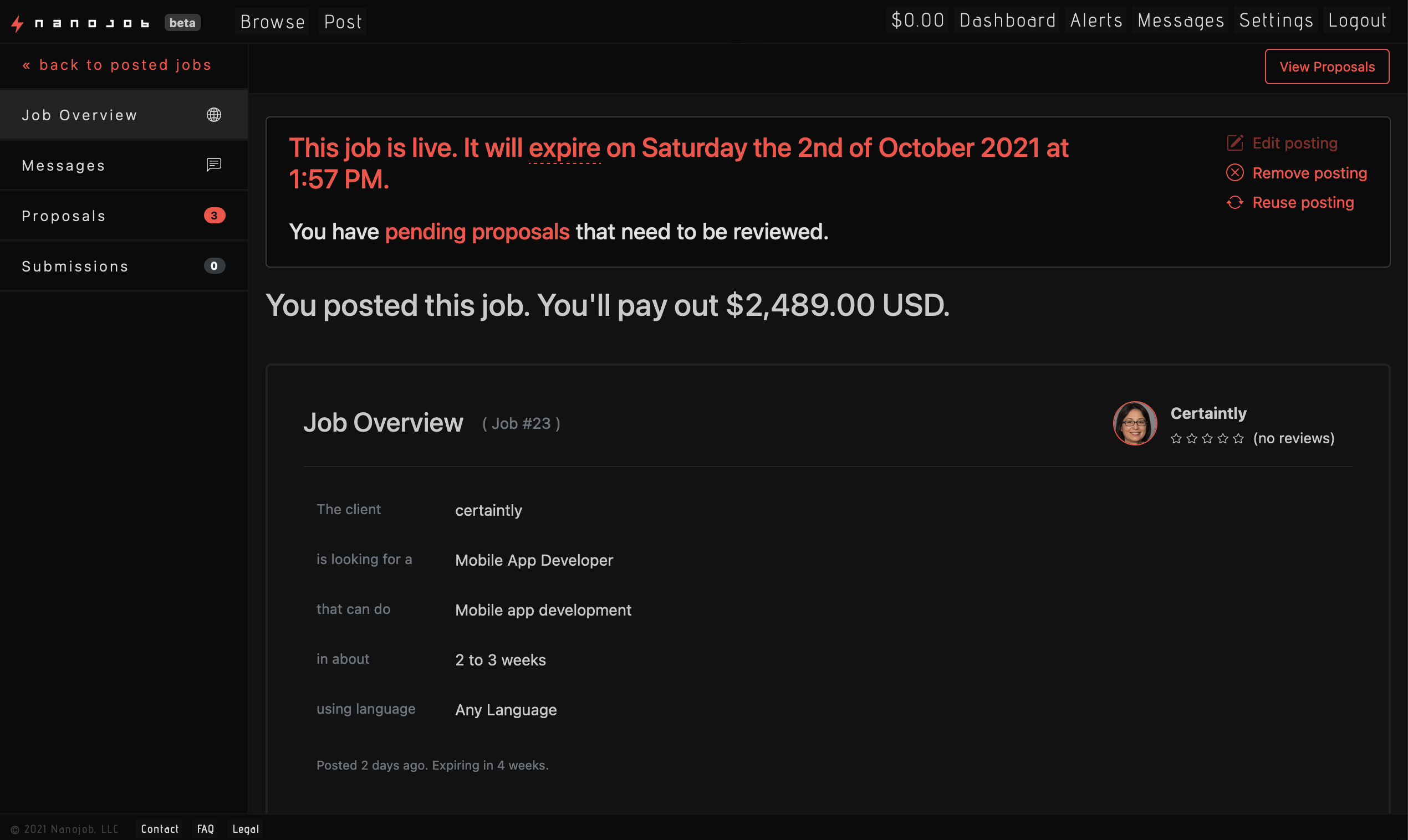 Nanojob gallery image