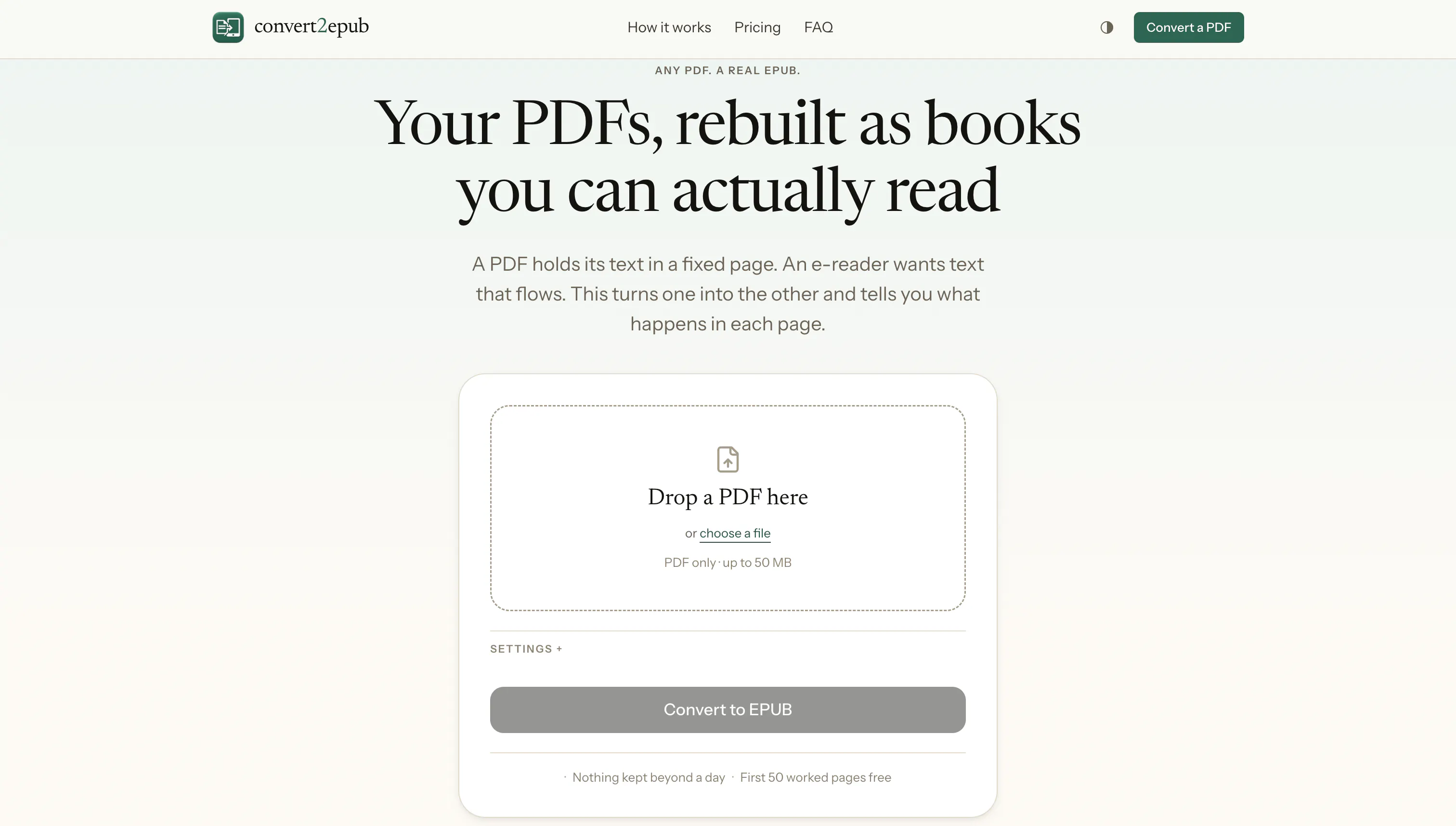 Convert2EPUB gallery image