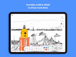 South of France Colouring Book App gallery image