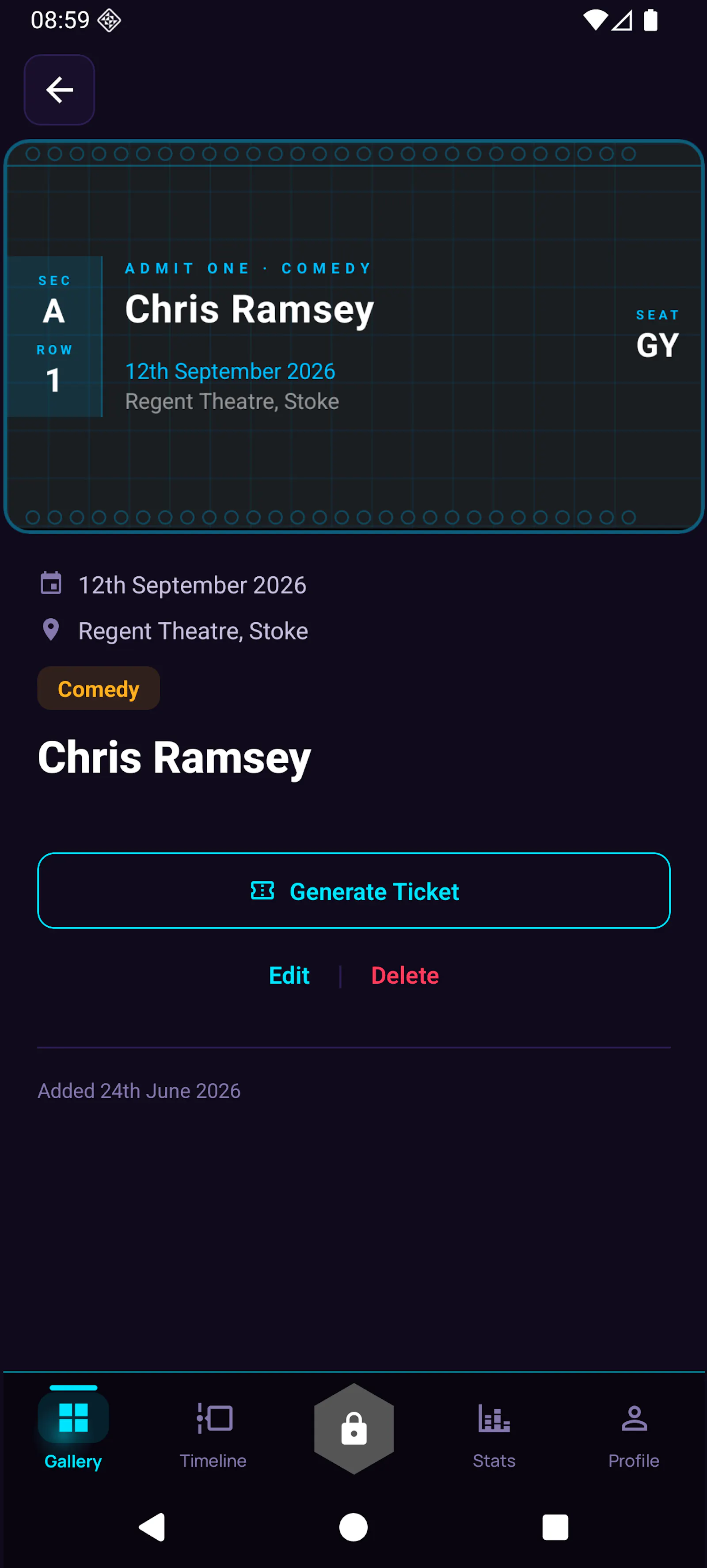 Ticketstack screenshot 2