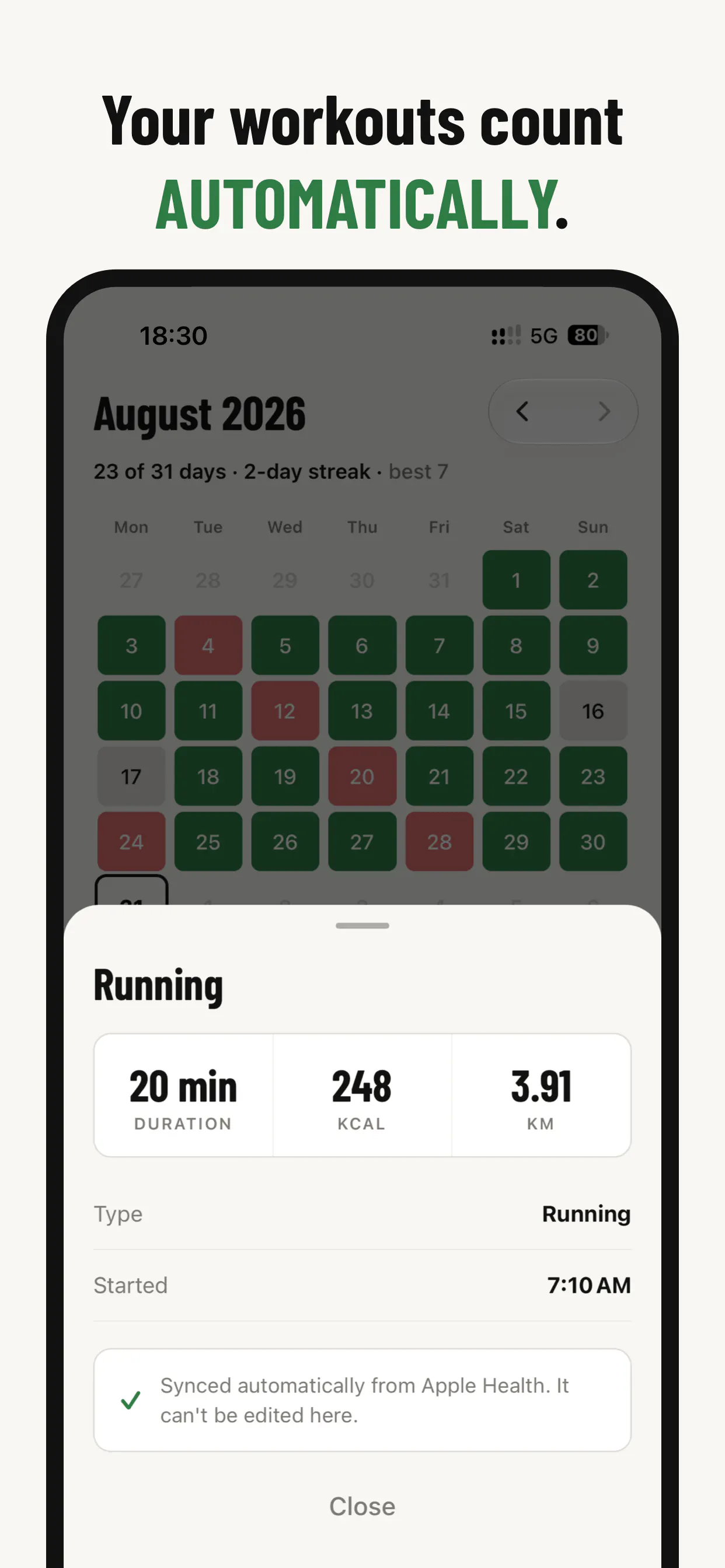 UNSKIP: Fitness Habit Tracker gallery image