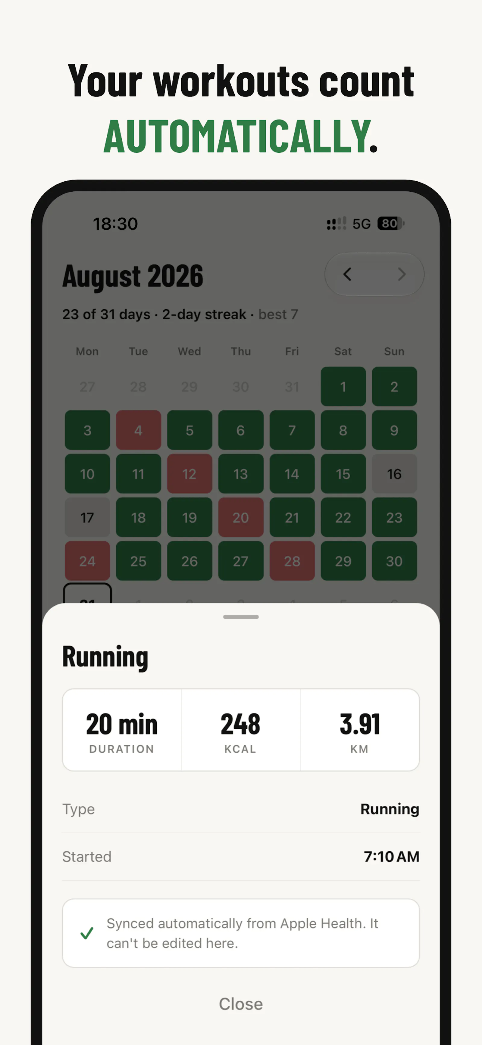 UNSKIP: Fitness Habit Tracker screenshot 7