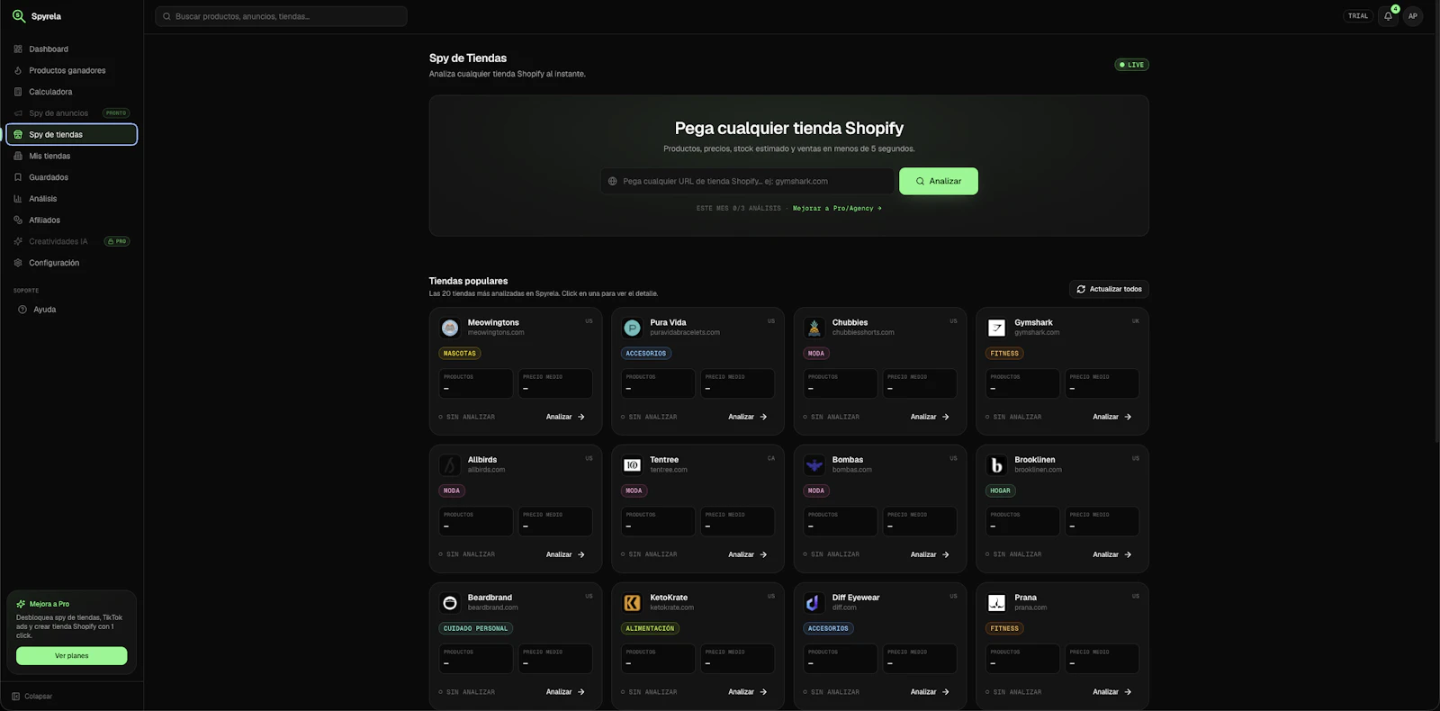 Spyrela screenshot 2
