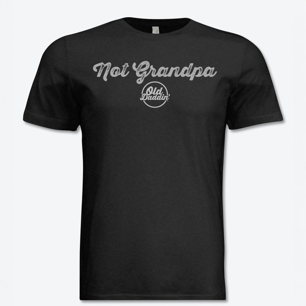 The Not Grandpa Tee Drop - Product Hunt launch logo and brand identity