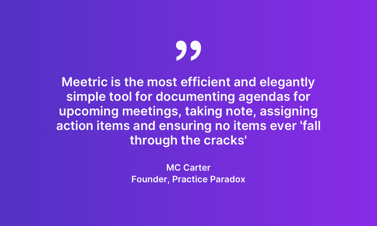 Meetric gallery image