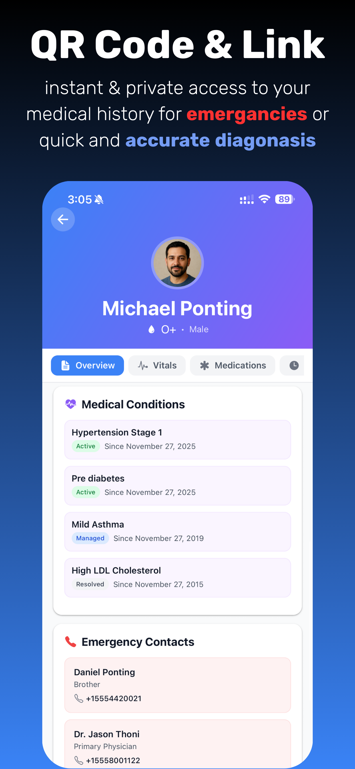 MedMemoir - Screenshot 3 showing product features and functionality