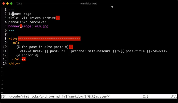 25 Days of Vim gallery image