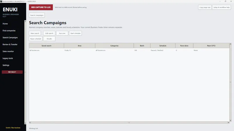 ENUKI Business Organizer screenshot 2