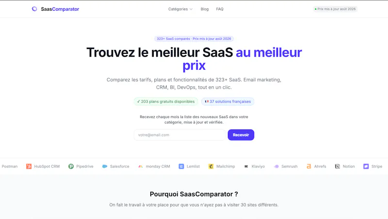 SaasComparator screenshot 1