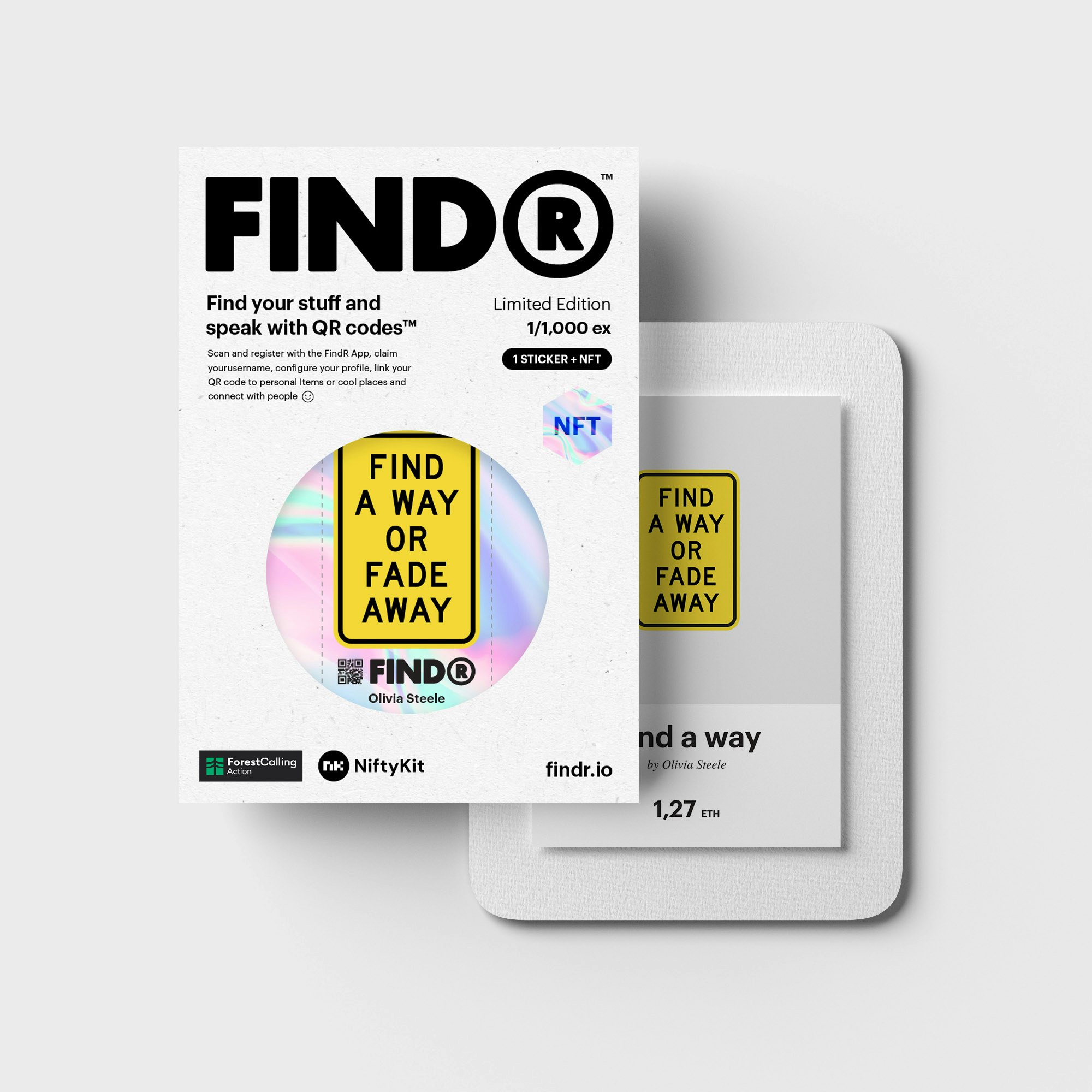 Findr X Artists คอลเลกชัน NFT - สติกเกอร์ NFT ครั้งแรกที่รวมศิลปะและความยั่งยืน media 1
