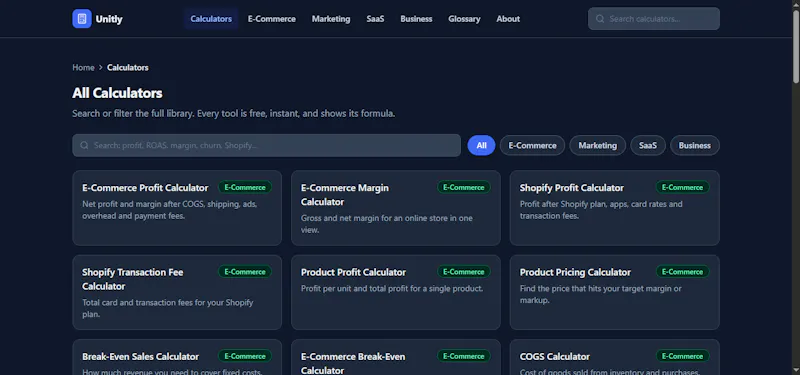 Unitly screenshot 1