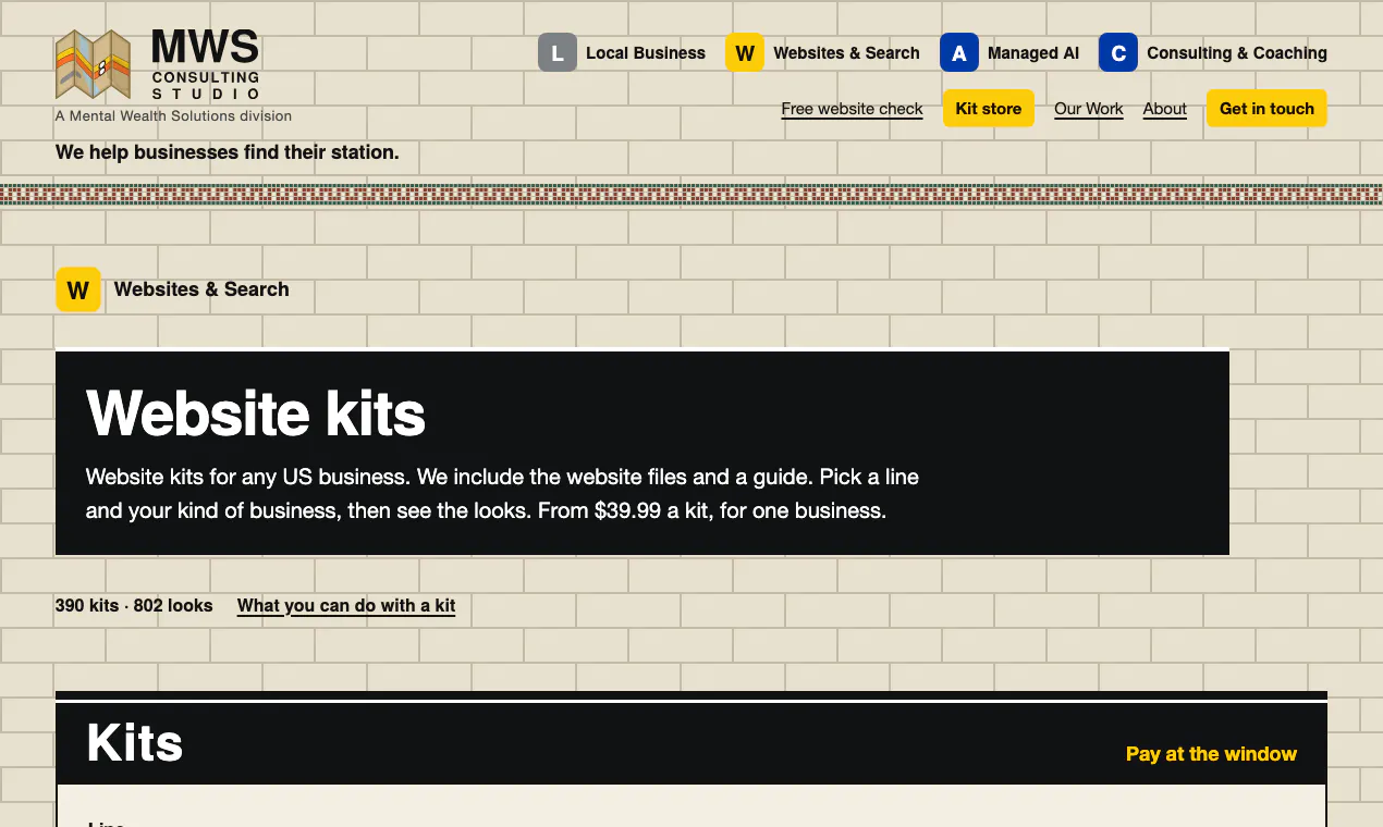 MWS Website Kits gallery image