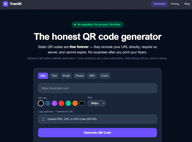 TrueQR screenshot 1