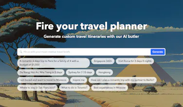 PlanTrips: AI-powered travel planner gallery image