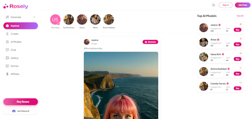 Rosely AI screenshot 1