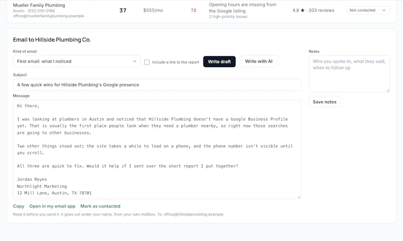 LocalBusinessAudit screenshot 7
