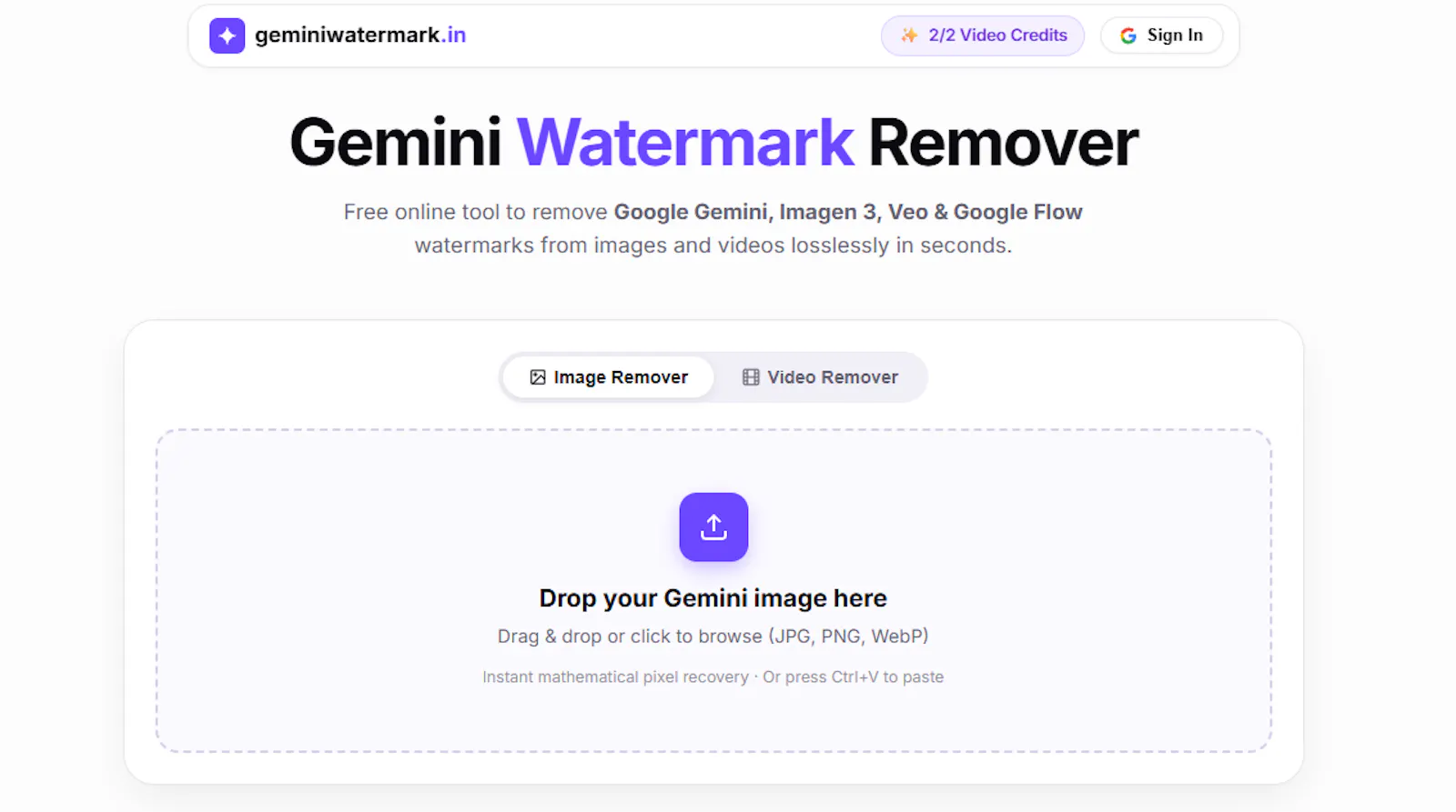 Gemini Watermark Remover screenshot 1