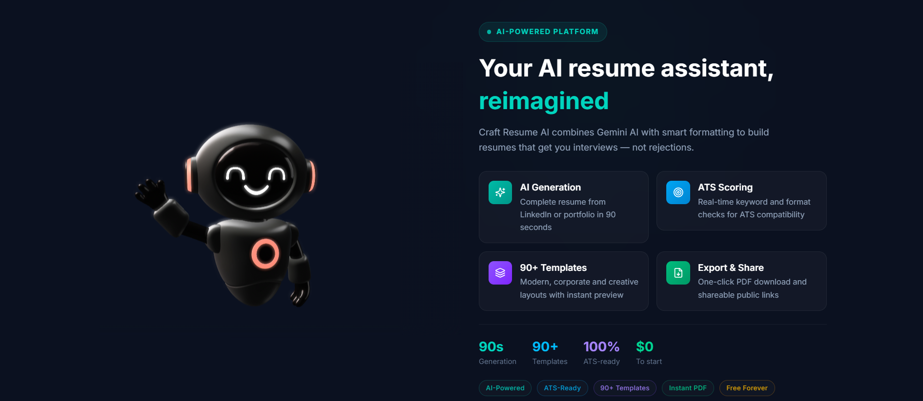 Craft Resume AI gallery image