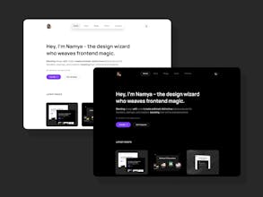 NoirFolio PortFolio Template gallery image