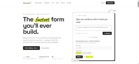 formsout — fastest ai form builder gallery image