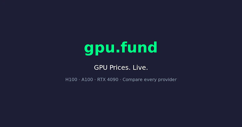 gpu.fund screenshot 1
