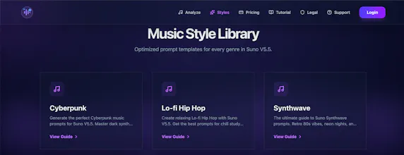 Suno Prompt Arranger gallery image