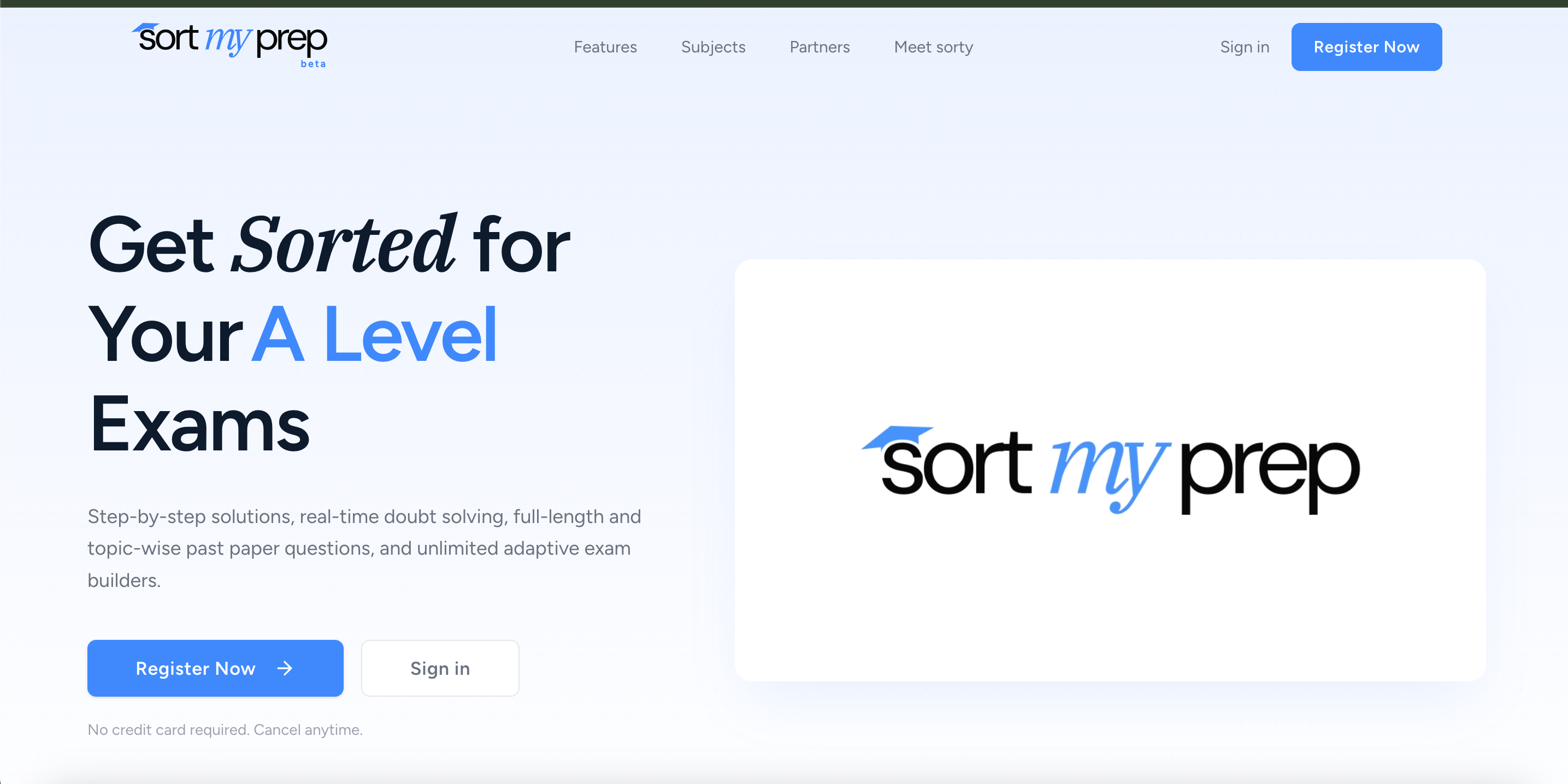 sortmyprep - Main product screenshot demonstrating key features and user interface
