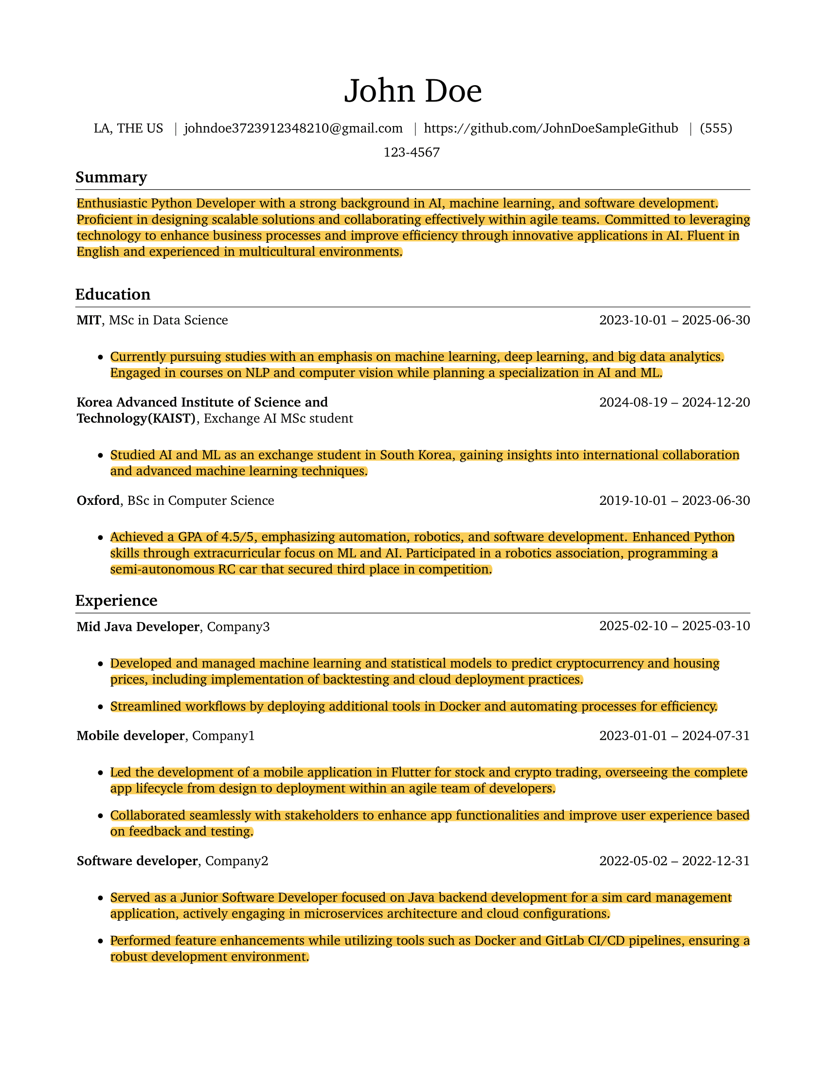 Sie haben Lebenslaufgenerator Medien 5