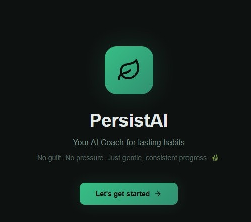 PersistAi - Screenshot 2 showing product features and functionality