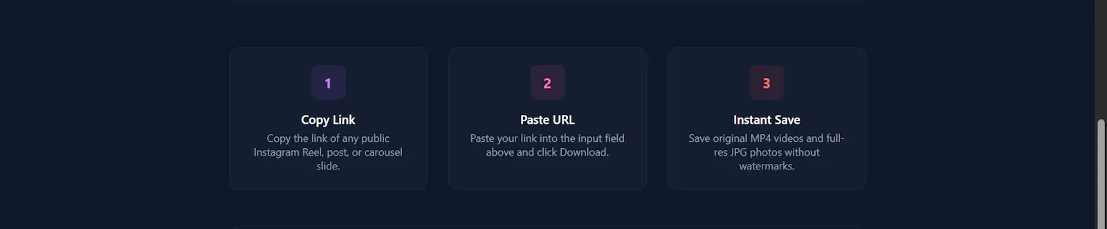InstaBestDownloader screenshot 1