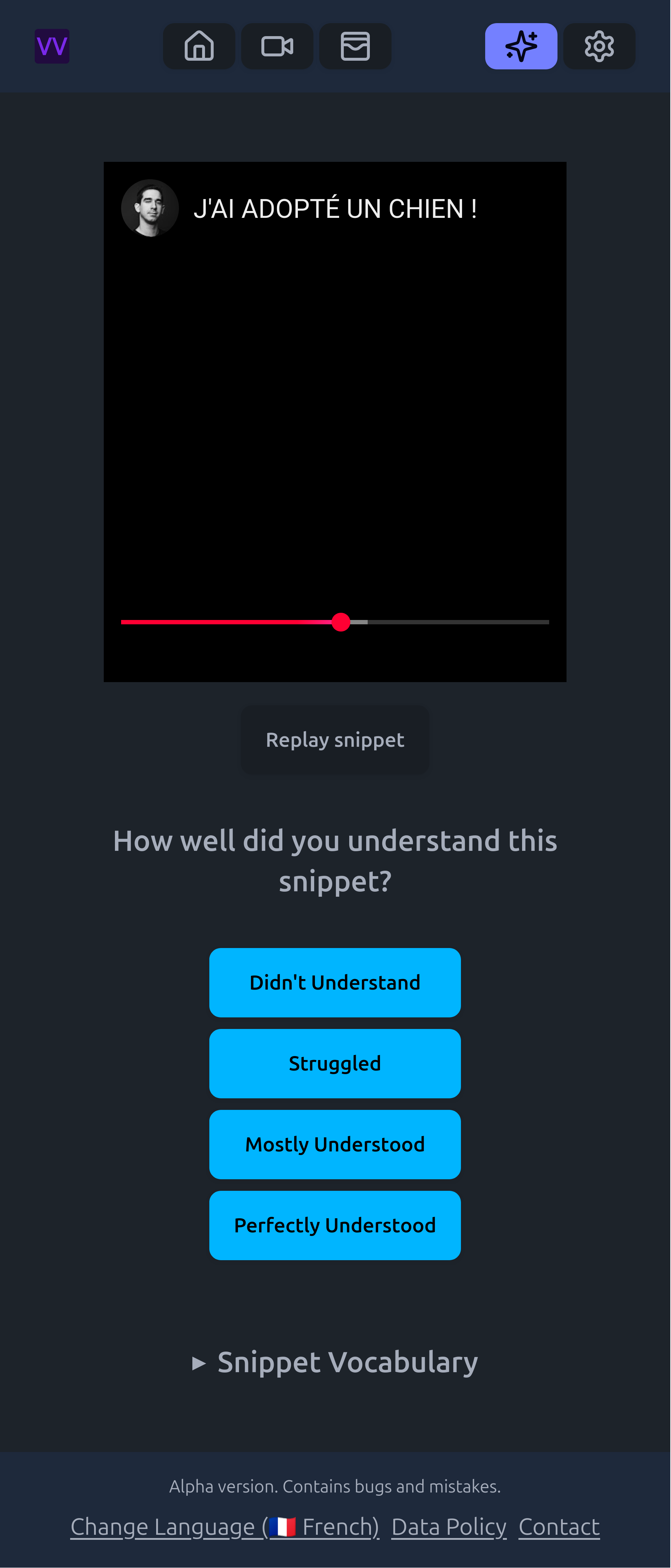 videovocabアプリ - ビデオごとに言語ビデオを学びますメディア8