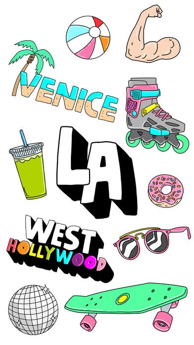 Los Angeles - StickerVibe media 2