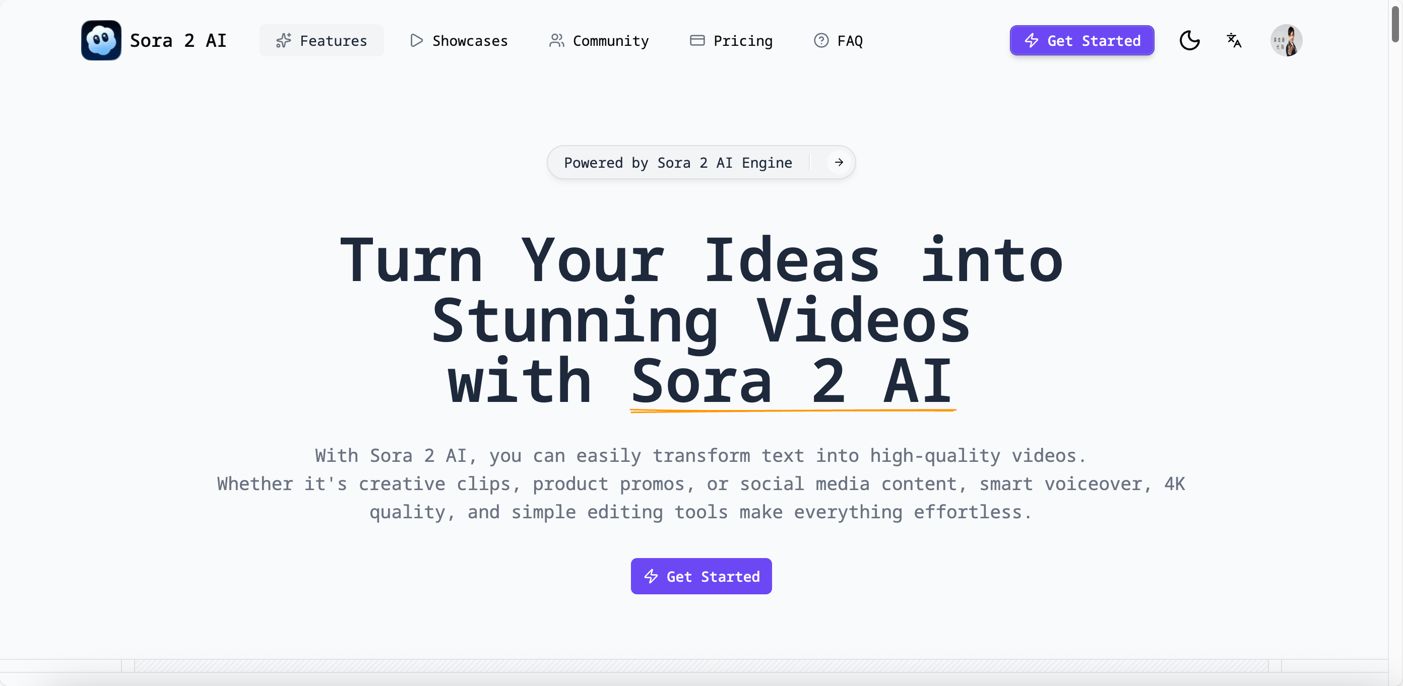 aivideogenerator - Main product screenshot demonstrating key features and user interface