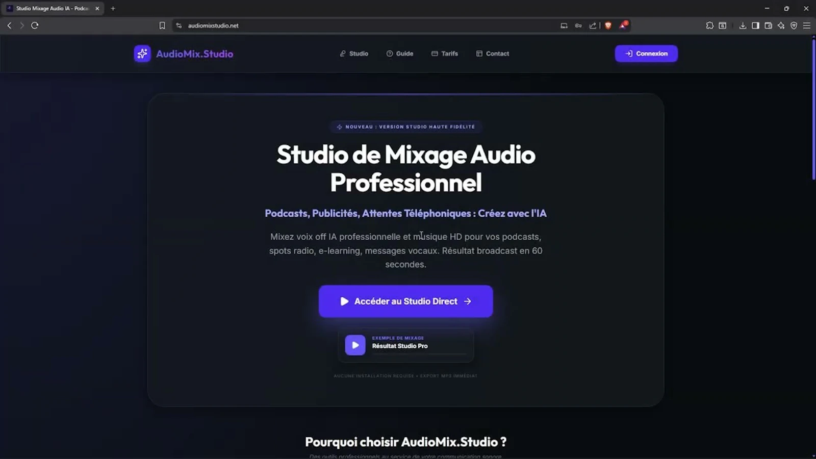 AudioMix Studio screenshot 1 (video preview)