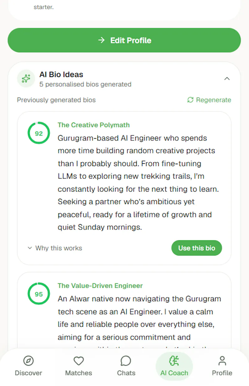 AI Dating App screenshot 12